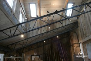 metal clear span truss