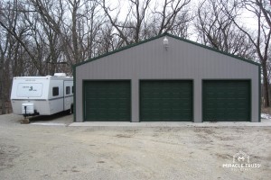 3 door garage