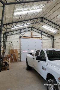 Spray on Insulation and Work in Your Garage All Winter Long